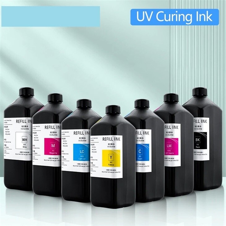 Tinta curable UV LED
